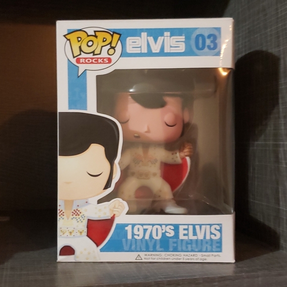 Funko Pop! 1970's Elvis Presley Vinyl Figure - Picture 1 of 8